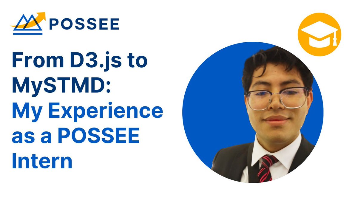 POSSEE_ORG's tweet image. New on the blog: BYU Idaho student Ulises Rivero takes us through his POSSEE internship experience working with D3.js and MySTMD. Learn how he overcame technical challenges while building essential career skills: possee.org/from-d3-js-to-… #OpenSourceContribution