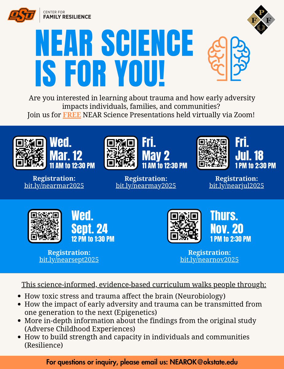 CFRTulsa's tweet photo. Been wondering about NEAR Science? Join one of our FREE virtual presentations this year to learn more! See the flyer below for registration links at the time that works best for you!

Don't hesitate to get in touch at nearok@okstate.edu for any questions or inquiries! https://t.co/j7gXADXhHH