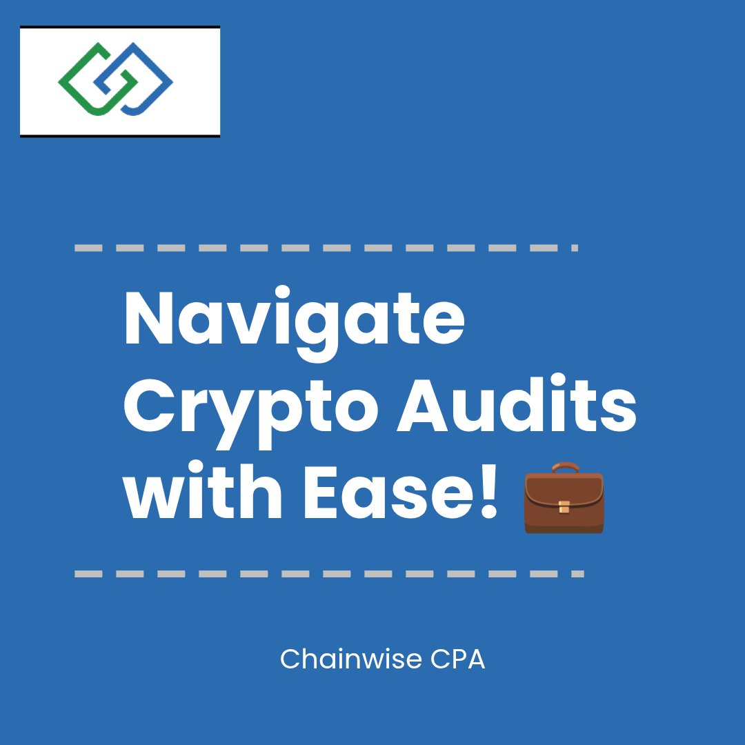 ChainwiseCPA's tweet image. We get it. IRS audits on crypto can be daunting 😟. 

But with expert guidance, compliance is achievable! 😃

Consult with our crypto tax pros today. 
💡
bit.ly/40YkqOk

#CryptoTax #IRS #AuditHelp