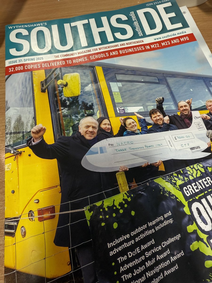 Mike Kane MP (@mikekanemp) on Twitter photo So this has landed on my desk! Great to see the work of <a href="/NacroGMOutdoor/">Greater Manchester Outdoor Learning</a> making the cover of <a href="/Southsidemag/">Southside Magazine</a> 🚌🌻 So this has landed on my desk! Great to see the work of <a href="/NacroGMOutdoor/">Greater Manchester Outdoor Learning</a> making the cover of <a href="/Southsidemag/">Southside Magazine</a> 🚌🌻