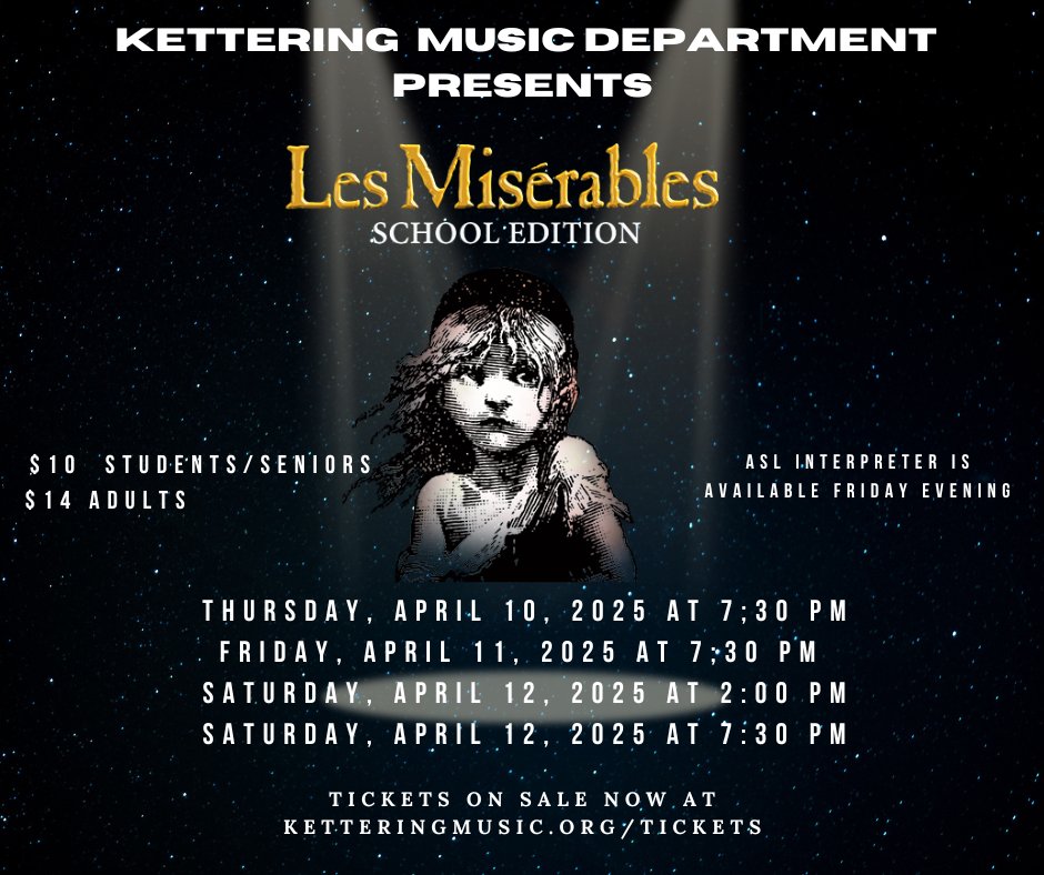 Have you purchased your tickets to this year's musical? You won't want to miss it!