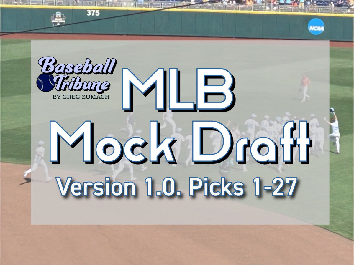 It's officially time for my first Mock Draft of the year. Who will your team take? What do recent first round selections suggest about drafting tendencies? Let's dive in.

 open.substack.com/pub/baseballtr…