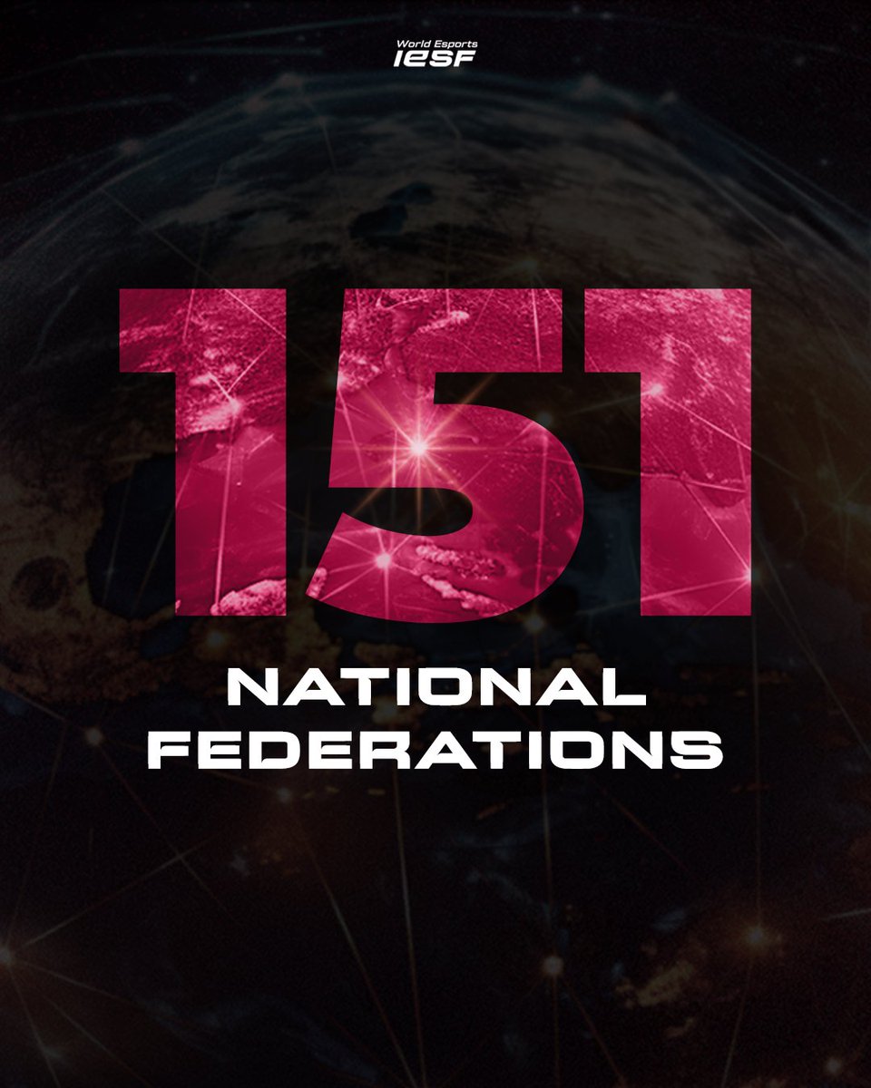 IESF (@iesf_official) on Twitter photo ๐ญ๐ฑ๐ญ ๐ก๐ฎ๐๐ถ๐ผ๐ป๐. ๐ข๐ป๐ฒ ๐๐๐ฝ๐ผ๐ฟ๐๐ ๐๐ฒ๐ฑ๐ฒ๐ฟ๐ฎ๐๐ถ๐ผ๐ป.
๐๐ผ๐๐๐๐ฎ๐ป๐ฎ, ๐๐ฒ๐ป๐๐ฟ๐ฎ๐น ๐๐ณ๐ฟ๐ถ๐ฐ๐ฎ๐ป ๐ฅ๐ฒ๐ฝ๐๐ฏ๐น๐ถ๐ฐ, ๐๐พ๐๐ฎ๐๐ผ๐ฟ๐ถ๐ฎ๐น ๐๐๐ถ๐ป๐ฒ๐ฎ, ๐๐ฎ๐ฏ๐ผ๐ป, ๐ฎ๐ป๐ฑ ๐ง๐ฎ๐ป๐๐ฎ๐ป๐ถ๐ฎ, welcome to the World of Esports! ๐ท
Together, we shape the future of ๐ญ๐ฑ๐ญ ๐ก๐ฎ๐๐ถ๐ผ๐ป๐. ๐ข๐ป๐ฒ ๐๐๐ฝ๐ผ๐ฟ๐๐ ๐๐ฒ๐ฑ๐ฒ๐ฟ๐ฎ๐๐ถ๐ผ๐ป.
๐๐ผ๐๐๐๐ฎ๐ป๐ฎ, ๐๐ฒ๐ป๐๐ฟ๐ฎ๐น ๐๐ณ๐ฟ๐ถ๐ฐ๐ฎ๐ป ๐ฅ๐ฒ๐ฝ๐๐ฏ๐น๐ถ๐ฐ, ๐๐พ๐๐ฎ๐๐ผ๐ฟ๐ถ๐ฎ๐น ๐๐๐ถ๐ป๐ฒ๐ฎ, ๐๐ฎ๐ฏ๐ผ๐ป, ๐ฎ๐ป๐ฑ ๐ง๐ฎ๐ป๐๐ฎ๐ป๐ถ๐ฎ, welcome to the World of Esports! ๐ท
Together, we shape the future of
