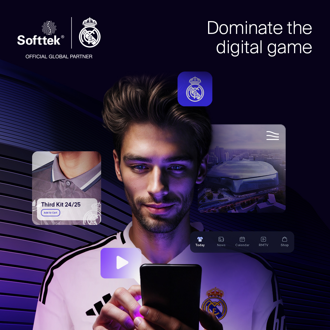 Dominate the Digital Game ⚽ 

Our strategic collaboration with <a href="/realmadrid/">Real Madrid C.F.</a> continues to drive digital innovation on and off the field. Discover our case study and see how we’re winning the future of the game. 
🔗 bit.ly/3Ft5j8H 

#RealMadrid #Softtek