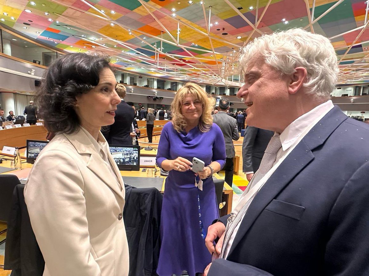 Syria’s children deserve a future filled with opportunity, not uncertainty.
 
Today I joined the Standing With Syria conference in Brussels and advocated for the international community to put children – Syria’s future – at the heart of its recovery.