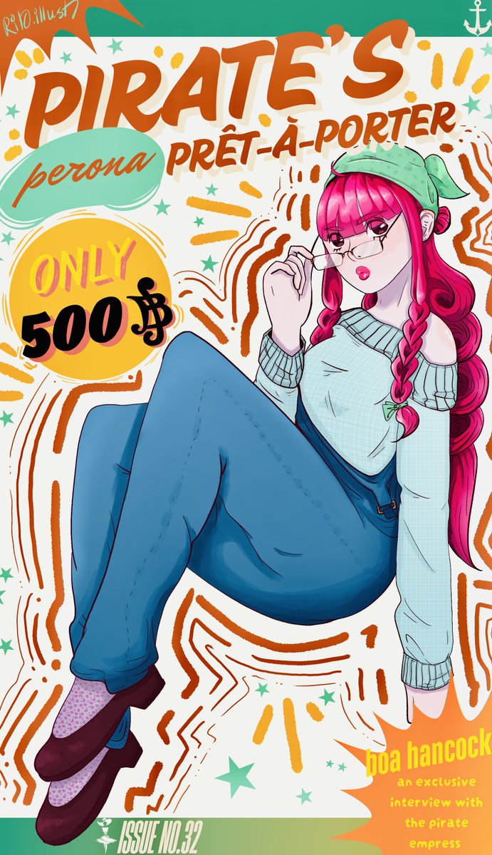 Rito_illust's tweet photo. perona magazine cover

 #ONEPIECE #perona https://t.co/Z3XxinPXrN
