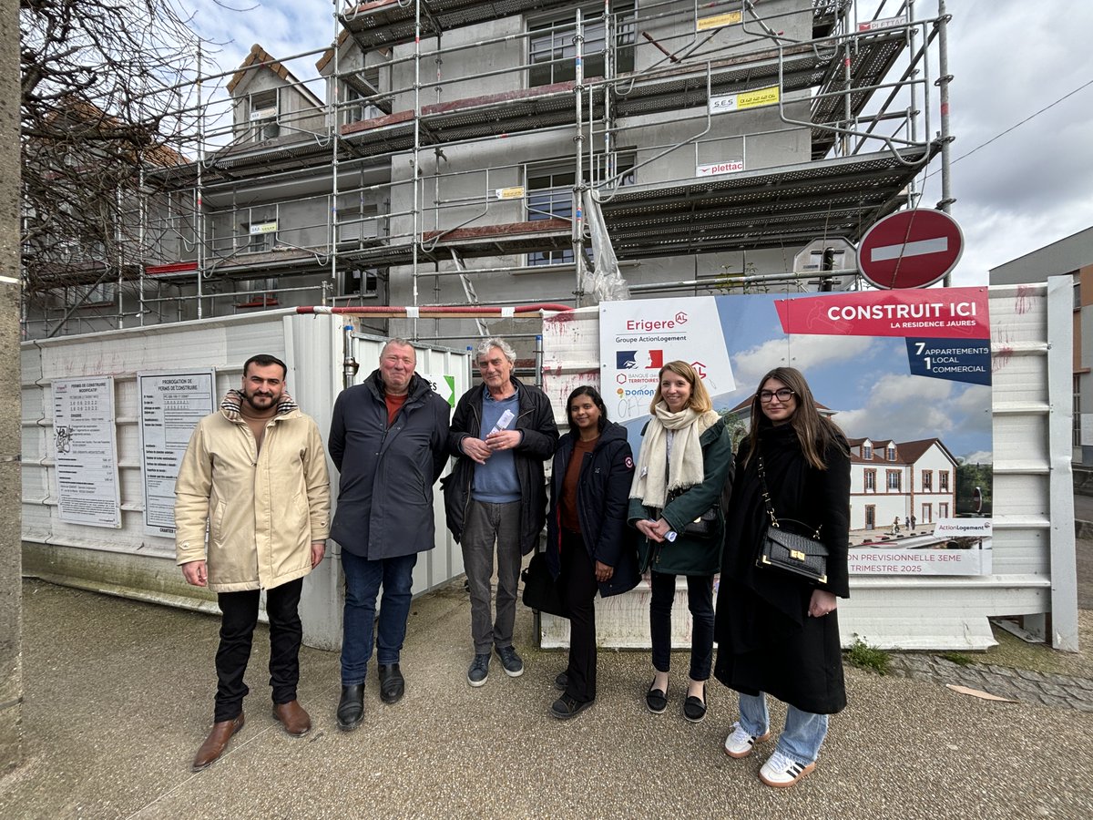 📍#LogementTémoin à Domont : 7 logements en #MOD 🏡En présence du maire et des acteurs du projet, visite d'un programme à taille humaine :
✅ 7 logements 
✅ Local commercial
✅ 9 parkings
📆 Livraison : juin 2025.