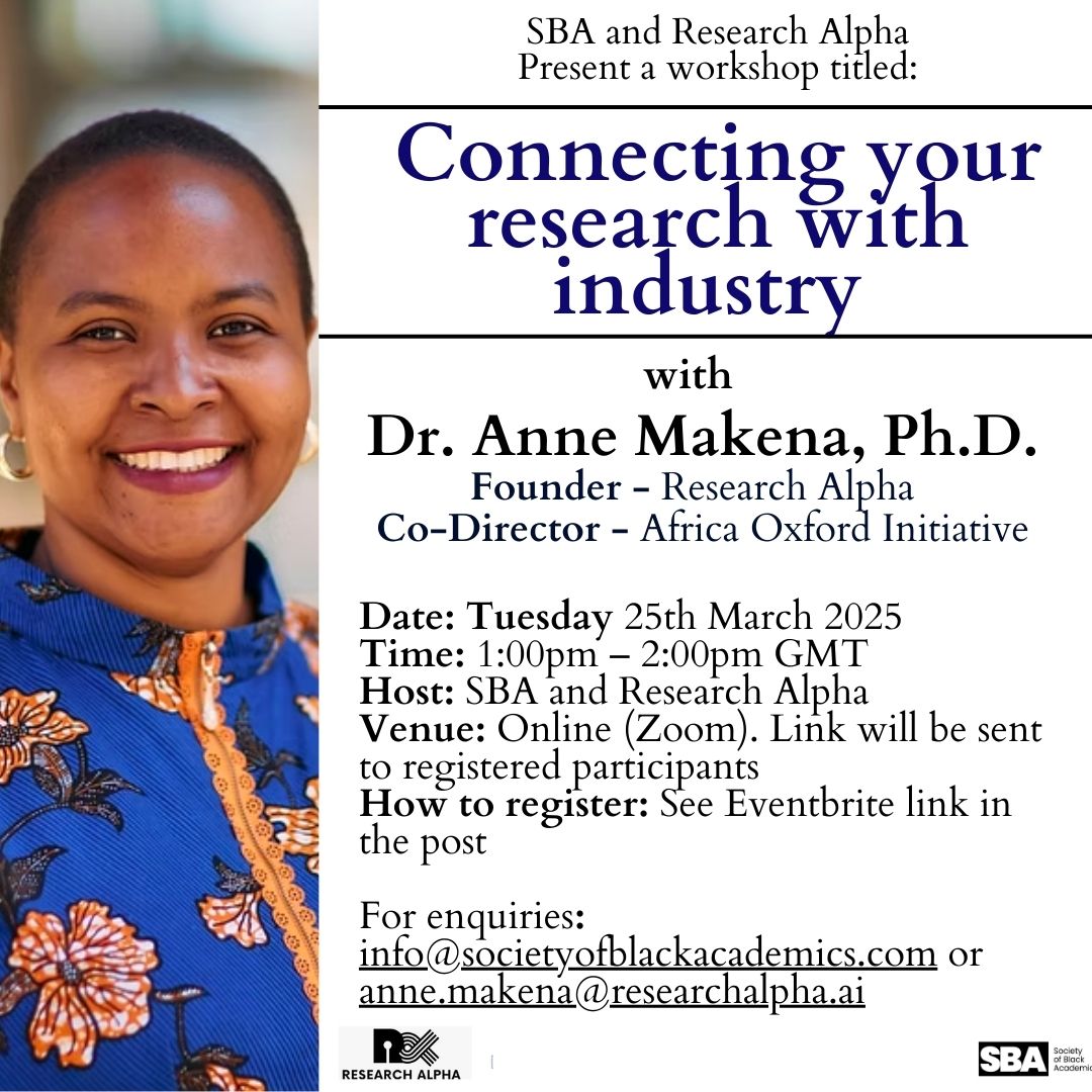 With growing financial pressures in higher education, the ability to translate research into industry-relevant solutions is becoming a game-changer.

Register for our upcoming workshop: linkedin.com/posts/society-…

Date: Tuesday, 25th March 2025
 ⏰ Time: 1:00 PM - 2:00 PM GMT