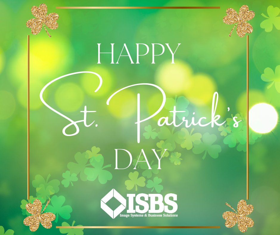 ISBS1776's tweet photo. 🍀 Wishing you luck, success, and a Happy St. Patrick’s Day! #StPatricksDay #GoodFortune https://t.co/VeWaJX3e3J