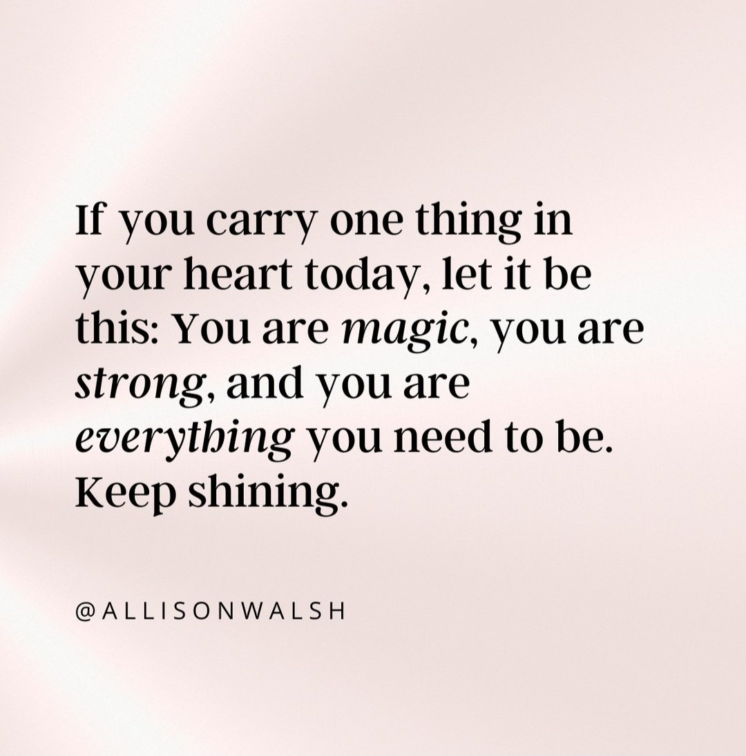 Let's head into this week, like the badasses we are, owning our magic and leaning into our purpose and our joy!
We got this! 
#MondayMotivation 
#MentalHealth