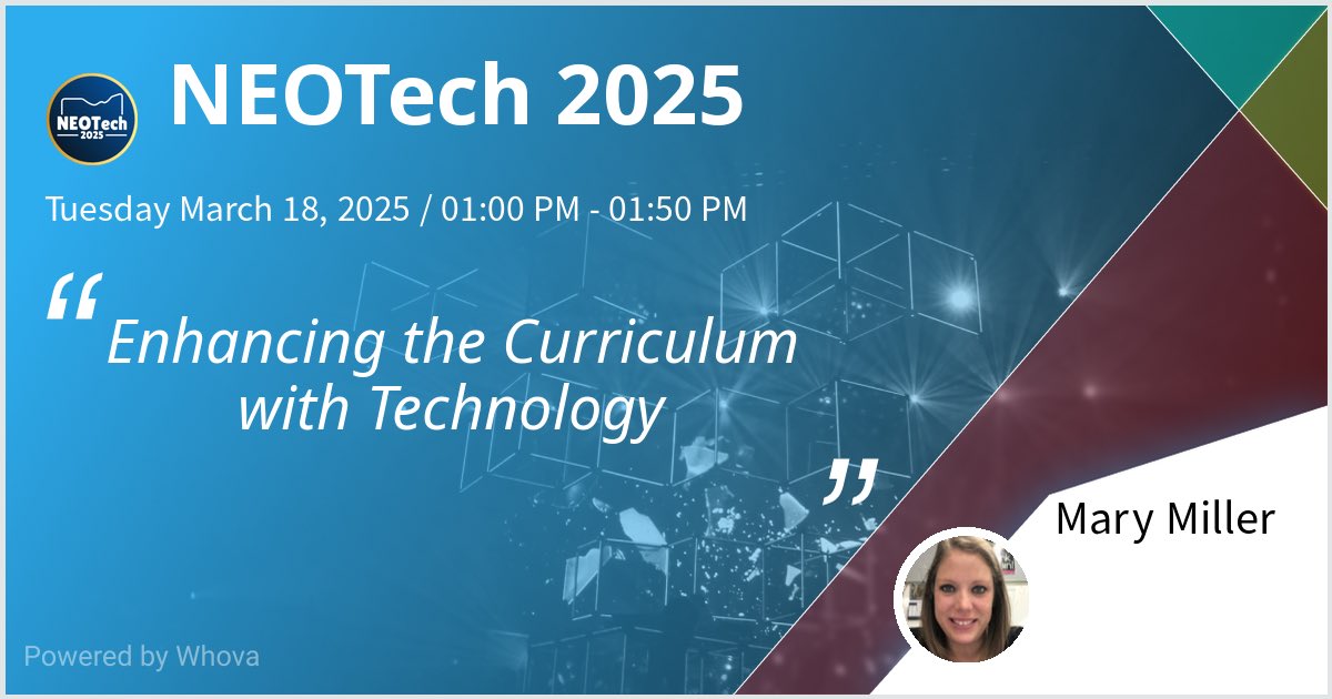 I am speaking at NEOTech 2025. Please check out my talk if you're attending the event!  - via #Whova event app