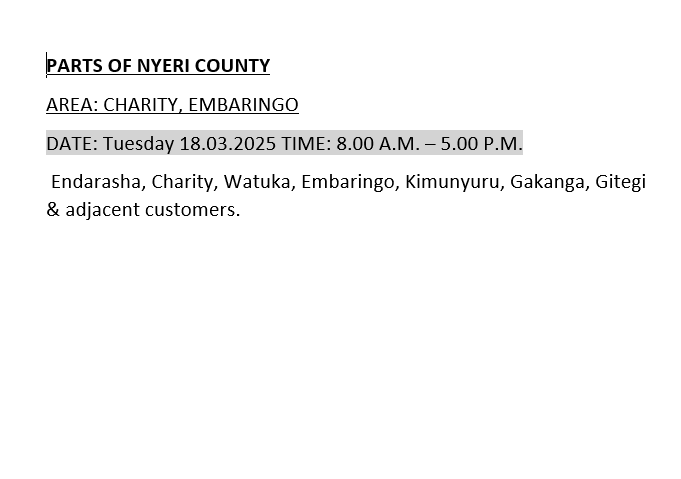Kenya Power tweet media