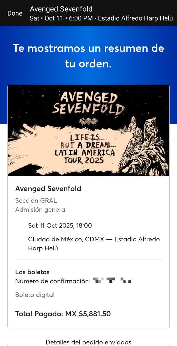 See you there <a href="/TheOfficialA7X/">Avenged Sevenfold</a> 🇲🇽🇲🇽