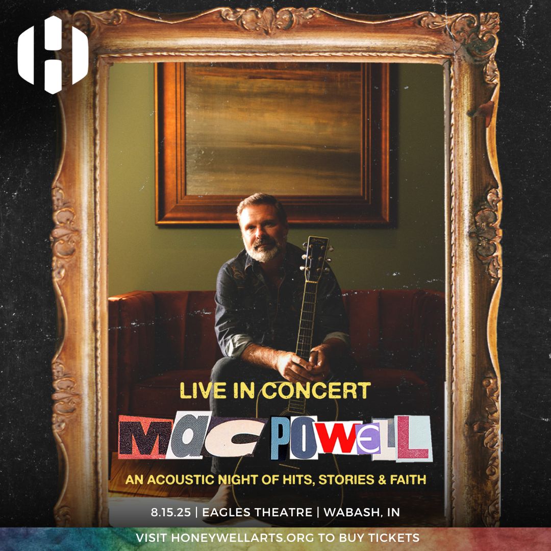 Wabash, IN! I’m coming to the Eagles Theatre on Friday, 8/15 for an acoustic night of hits, stories, and faith. Tickets are on sale this Friday, 3/21 at 10am EST. See you there! macpowell.com