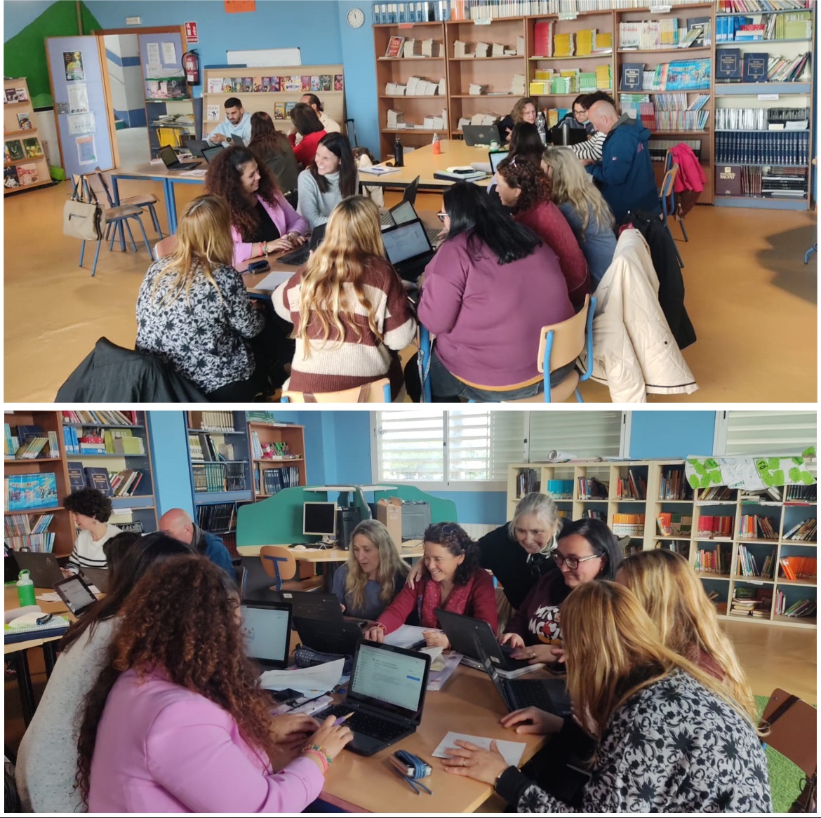 Hoy Esperanza Mirabet finaliza el asesoramiento externo sobre “Didáctica de la competencia lingüística: La expresión escrita” en <a href="/BarrosaCeip/">CEIP LA BARROSA</a> <a href="/DG_IFP/">DG de Innovación y Formación del Profesorado</a> <a href="/EducaAnd/">Consejería Desarrollo Educativo y FP</a>