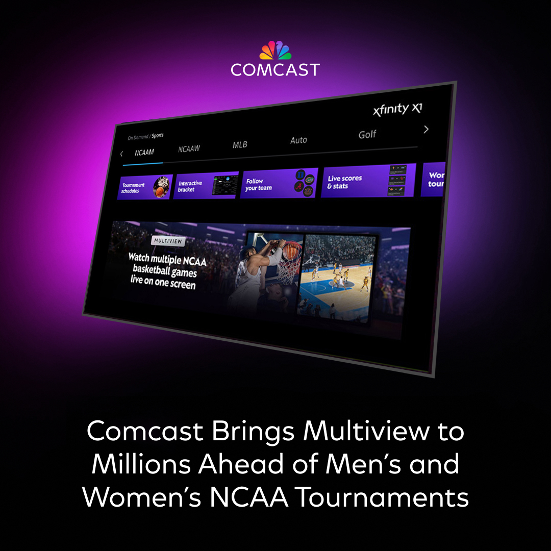 🏀 Just in time for the start of the men’s &amp; women’s NCAA basketball tourneys, we're expanding Xfinity Multiview so millions more customers can experience all the excitement of March hoops with up to 4 live games on 1 screen: comca.st/42bY3XA