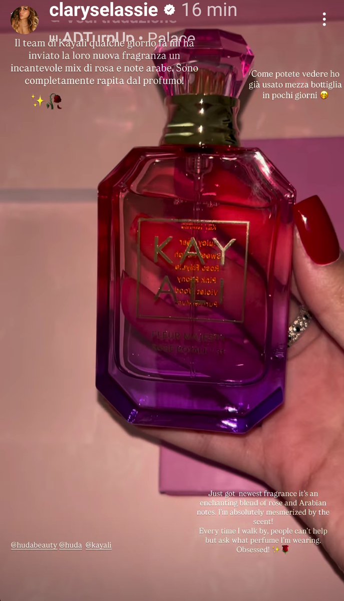 francaruberto56's tweet photo. #claryselassie
Il regalo prezioso di #kayli
#huda #hudabeauty che Clary aveva ricevuto giorni indietro con la nuovissima fragranza 😊
Clary molto felice ❤️😺🥰 https://t.co/CL5UWCnMu3