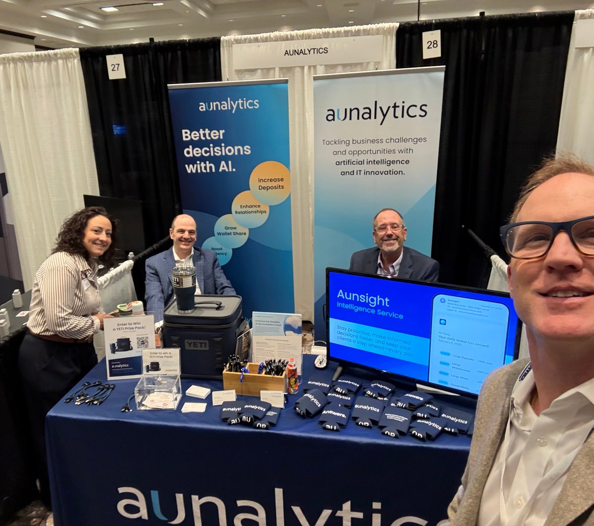 Aunalytics (@aunalytics) on Twitter photo We want to extend a big thank you to <a href="/ilbanker/">Illinois Bankers</a> for a great experience at #TheONEConference last week! We were honored to attend as an exhibitor, and to have our Chief Data Scientist, David Cieslak, PhD, selected to speak on how AI can be used by community banks. We want to extend a big thank you to <a href="/ilbanker/">Illinois Bankers</a> for a great experience at #TheONEConference last week! We were honored to attend as an exhibitor, and to have our Chief Data Scientist, David Cieslak, PhD, selected to speak on how AI can be used by community banks.