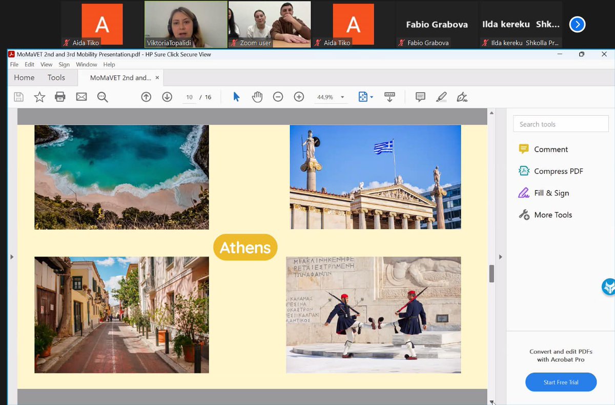 MomaVet's tweet image. 📢Preparing for the Next MoMaVET Mobility Experience!🌍
We held an online meeting with students and teachers in preparation for the second and third flow of mobility happening next week in Greece! 🇬🇷➡️🇦🇱🚀
#MoMaVET #VETMobility #InternationalLearning #StudentExchange #EUVET