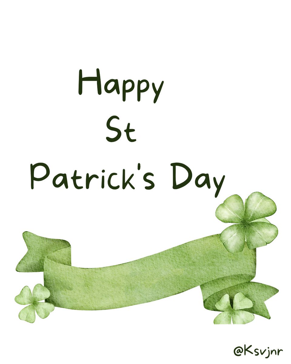 Happy St Patrick's Day to all!
May you be #blessed with #faith, #hope, #luck, #protection and #love.
thoughtinspiring.blogspot.com

#saintpatricksday #StPatricksDay #irish #irishculture #ireland #festival #green #fourleafclover #clover  #Goodluck #protected #protect #StPatricksDay2025