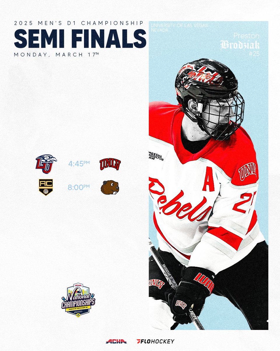 ACHAHockey's tweet photo. 𝐌𝟏 // 𝐃𝐚𝐲 𝟓 // 𝐒𝐞𝐦𝐢-𝐅𝐢𝐧𝐚𝐥𝐬

#2025ACHANationalChampionships https://t.co/sqsGEeHWBs