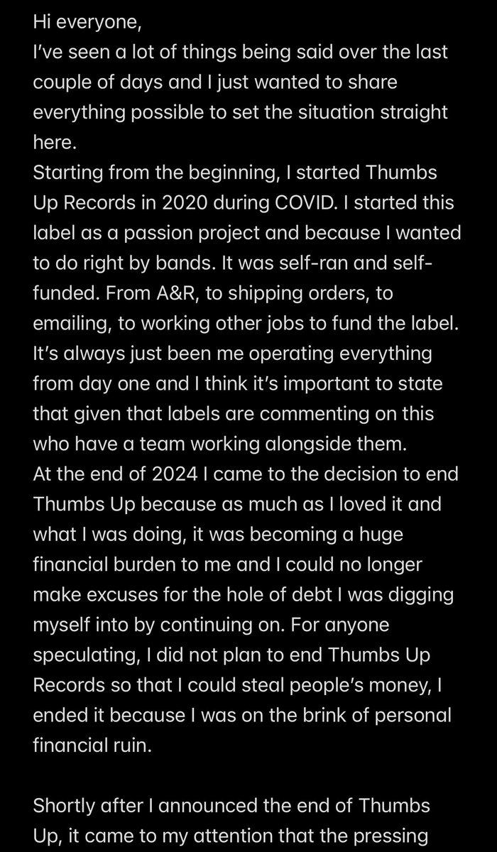 Thumbs Up Records tweet media