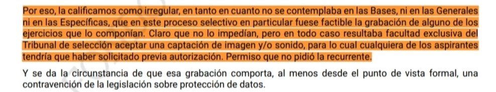 📌 STSJ GAL 967/2025, 19.02
Muy 🔝
✅ Proceso selectivo
🟡 Opositora que aportó al proceso judicial una #grabación fonográfica, captada por ella misma, de la exposición oral efectuada por un candidato (sin autorización) #RGPD
👨🏽‍⚖️ L.A. Fernández Barrio poderjudicial.es/search/AN/open… 🧶⤵️