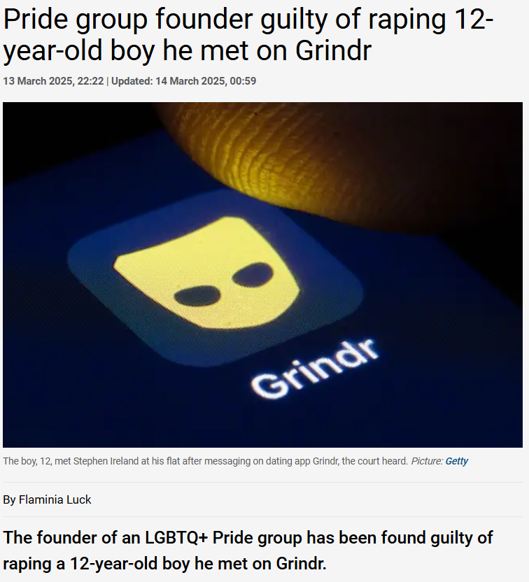 ripx4nutmeg's tweet photo. The founder of Pride in Surrey being found guilty of child rape doesn't even make the Pride section of the BBC News website.

But a drag queen dying after taking recreational drugs is the second top story on BBC News - and the 14th time BBC News has reported on his death https://t.co/hBj2snDoz1