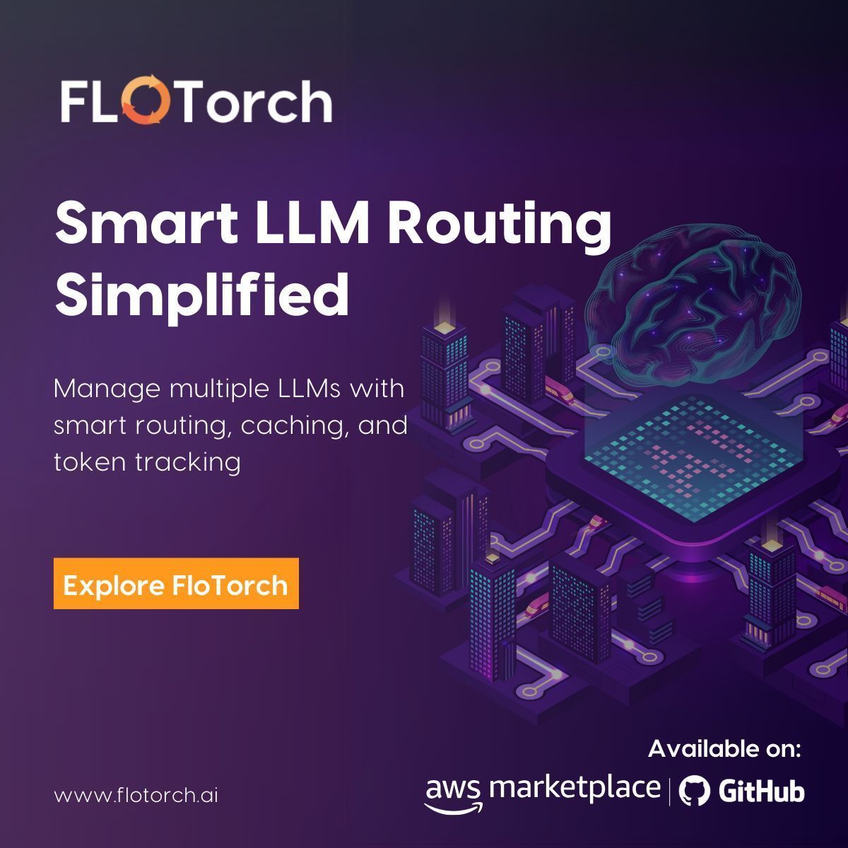 flo_torch_ai's tweet image. 🌐 Can your Agentic workflows scale up or down based on active users? FloTorch’s Universal Gateway offers secure, smart routing, caching, and token tracing for enterprises.

👉 Explore FloTorch on GitHub:  aws.amazon.com/marketplace/pp… 

#flotorch #llm #smartrouting #gateway #genai