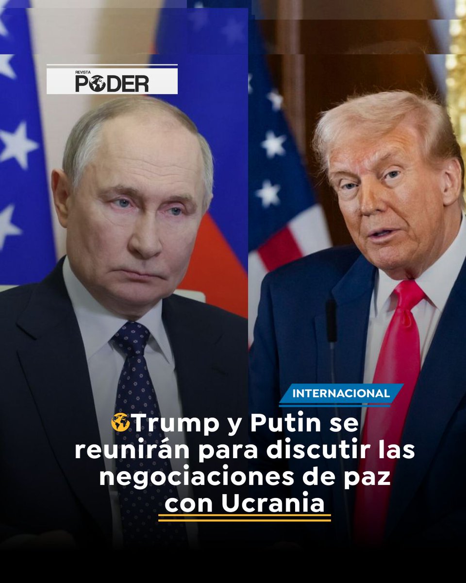 PoderRevis33300's tweet image. @realDonaldTrump  se reunirá con @KremlinRussia_E  para discutir el conflicto en #Ucrania . Tras el alto al fuego de un mes acordado por Ucrania, las conversaciones para terminar la guerra están en un punto crucial. 
Más info: poder.com.co/internacional/…
#NoticiasConPoder