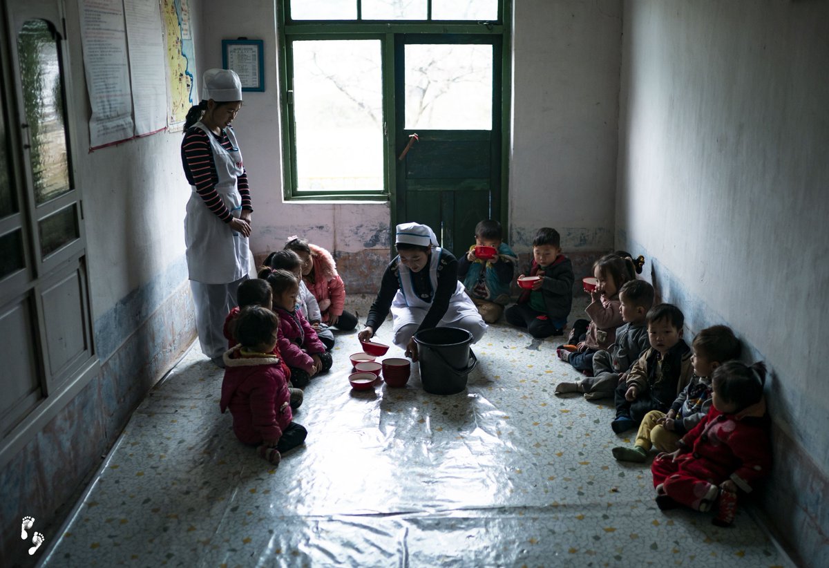 Children at Tongchon Rosang-Ri Daycare getting their daily cup of soymilk! Each cup contains all the essential amino acids the body needs, along with being a wonderful source of carbohydrates, vitamins, and minerals. Yum!