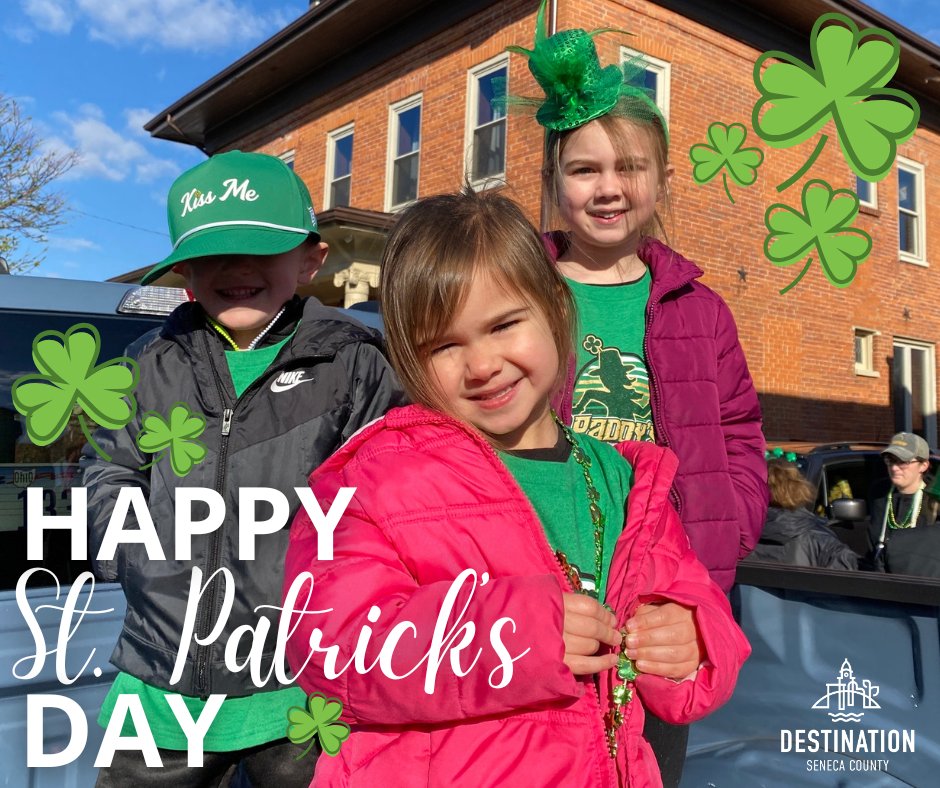 Happy St. Patrick’s Day to all who celebrate, and if you’re seeking some luck, Seek Seneca County!☘️

We hope everyone has a sham-rocking day and you can learn more about our community's Luck, Legacy, and Irish Spirit at: ow.ly/3ey850VjkJq
