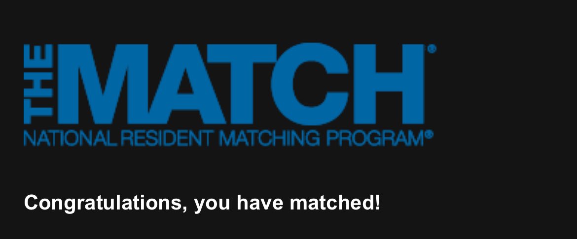 I’m going to be a physiatrist! Extremely grateful and can’t wait till Friday! #Match2025