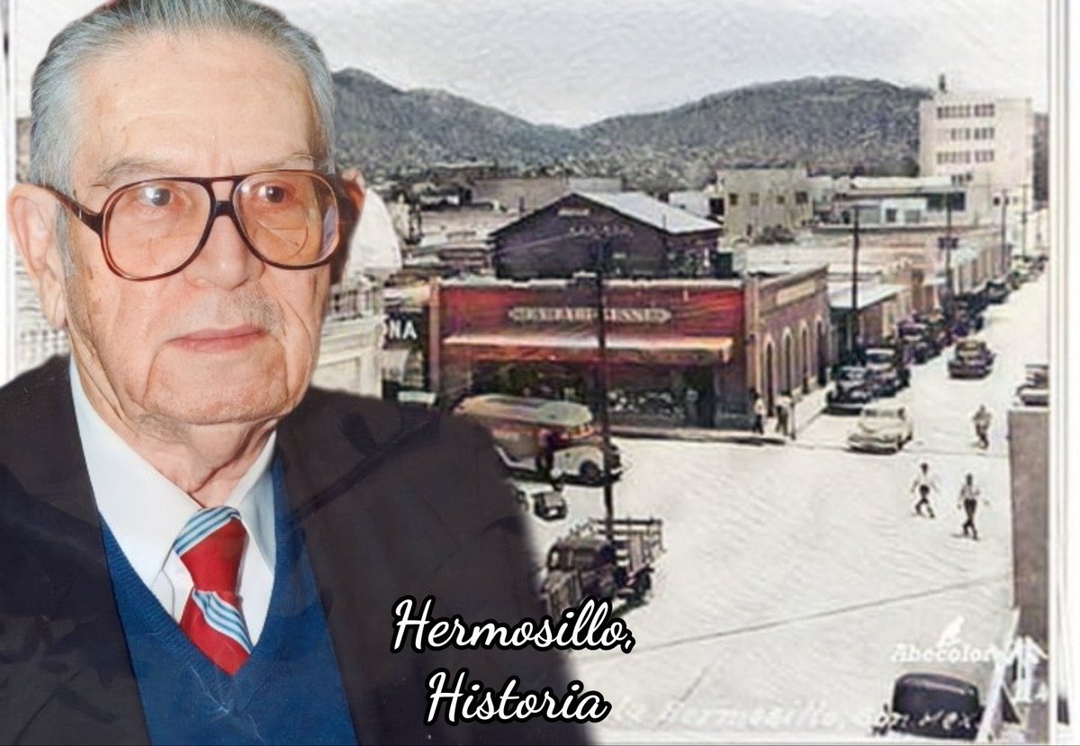 El 17 de marzo de 1917 nace en #Hermosillo Gilberto Escobosa Gámez, quien fuera Cronista de nuestra ciudad, y a quien se le reconoce como un destacado y muy querido personaje que organizó y rescató nuestra historia regional. ¡Mis respetos, honor a quien honor merece!