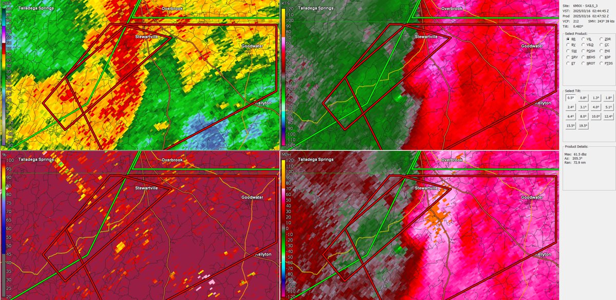 For those in Coosa County, particularly south of Stewartville, if you have or know of any damage from Saturday's storms, please let us know.