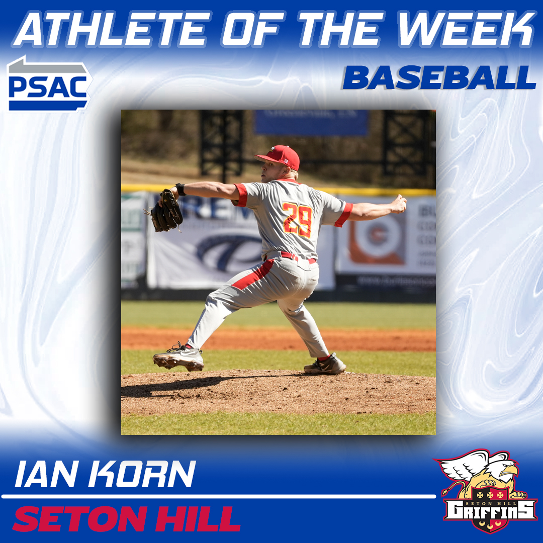PSAC Sports (@psacsports) on Twitter photo BASEBALL: Your #PSACBASE Athletes of the Week!
EAST
Athlete: Greg Cristino, <a href="/GoBUHuskies/">Bloomsburg Huskies</a>
Pitcher: Nick Noga, <a href="/WCUAthletics/">West Chester Golden Rams</a>
WEST
Athlete: Nathan Meeks, <a href="/calvulcans/">California (PA) Vulcan Athletics</a>
Pitcher: Ian Korn, <a href="/GriffinsSports/">SHUGriffin Athletics</a>
Full story: 🔗tinyurl.com/2cv2xuxh
#PSACProud BASEBALL: Your #PSACBASE Athletes of the Week!
EAST
Athlete: Greg Cristino, <a href="/GoBUHuskies/">Bloomsburg Huskies</a>
Pitcher: Nick Noga, <a href="/WCUAthletics/">West Chester Golden Rams</a>
WEST
Athlete: Nathan Meeks, <a href="/calvulcans/">California (PA) Vulcan Athletics</a>
Pitcher: Ian Korn, <a href="/GriffinsSports/">SHUGriffin Athletics</a>
Full story: 🔗tinyurl.com/2cv2xuxh
#PSACProud