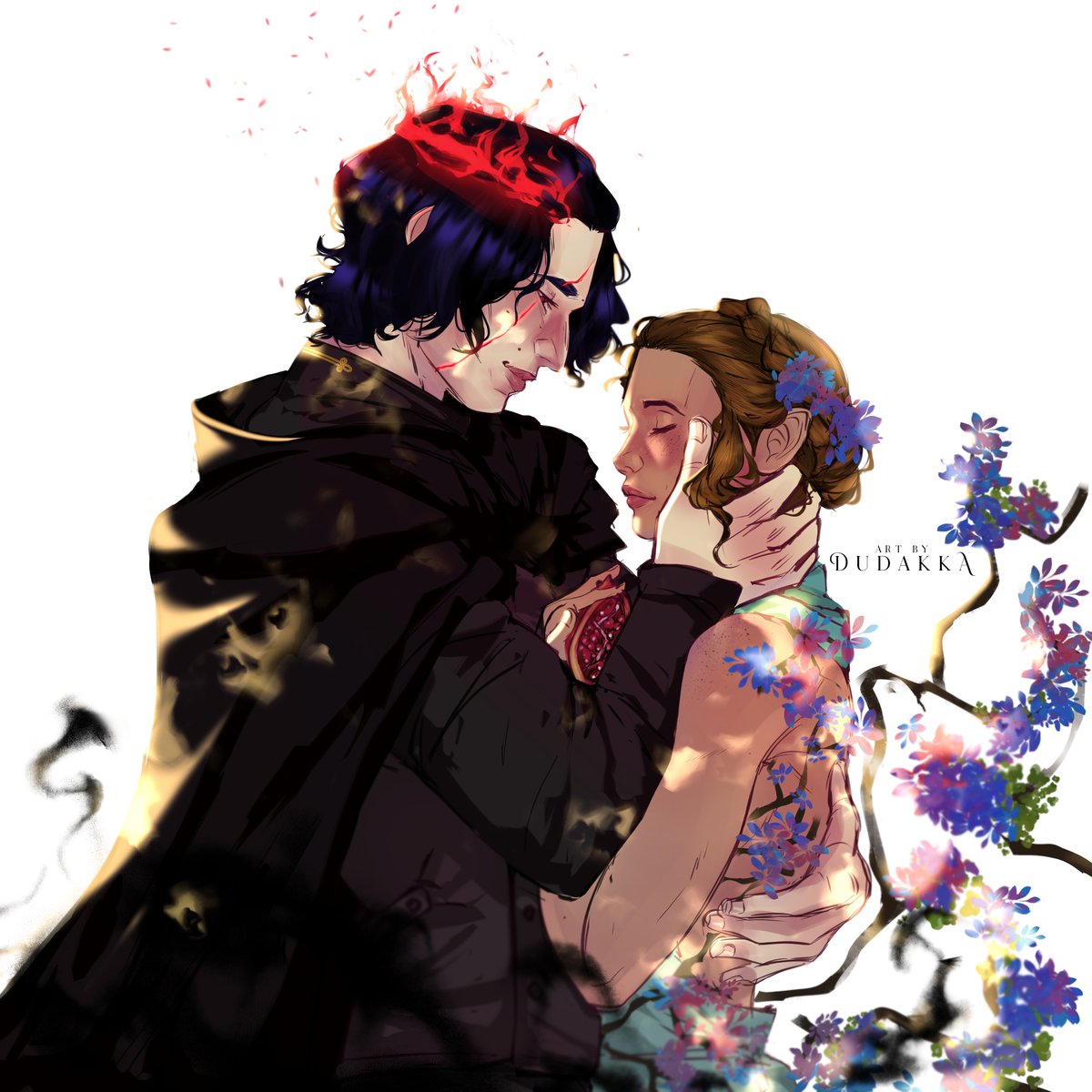 #reylo Persephone and Hades AU
#starwars #kyloren #bensolo #rey