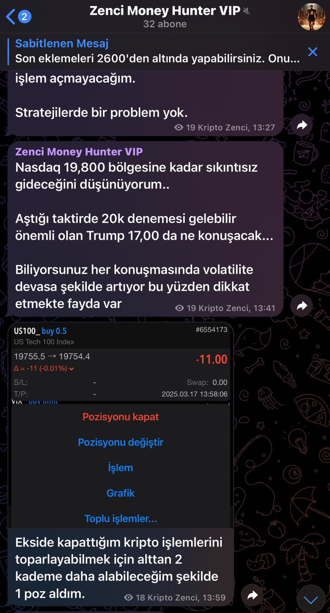 Burada paylaşmıyoruz diye yatıyoruz sanıyorlar. 🤗 

ABD borsalarına kene gibi yapışıp, o kripto cüzdanına nakit sağlamaya çalışmaya devam! 👌