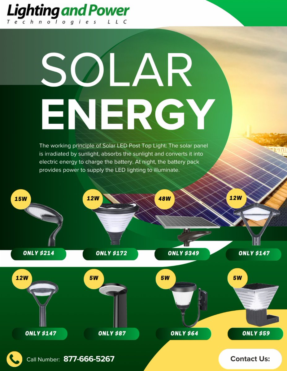 LightingPT's tweet image. NEW SOLAR LIGHTING FIXTURES ARE IN STOCK NOW!

#solarlighting #ledfixtures #led #ledlighting #dallasbusiness #usalighting #solar #energyefficient