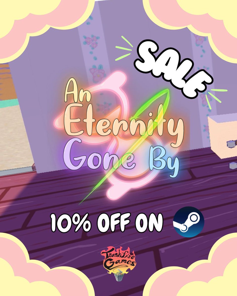 ❗ SALE ❗SALE ❗ SALE ❗

For a limited time, Eternity Gone By is on sale on Steam! Don't miss your chance to dive into this  adventure at a discount. Offer ends thisThursday!

🕰️⏳ Grab your copy now and uncover the mysteries of time before the deal disappears!

#EternityGoneBy