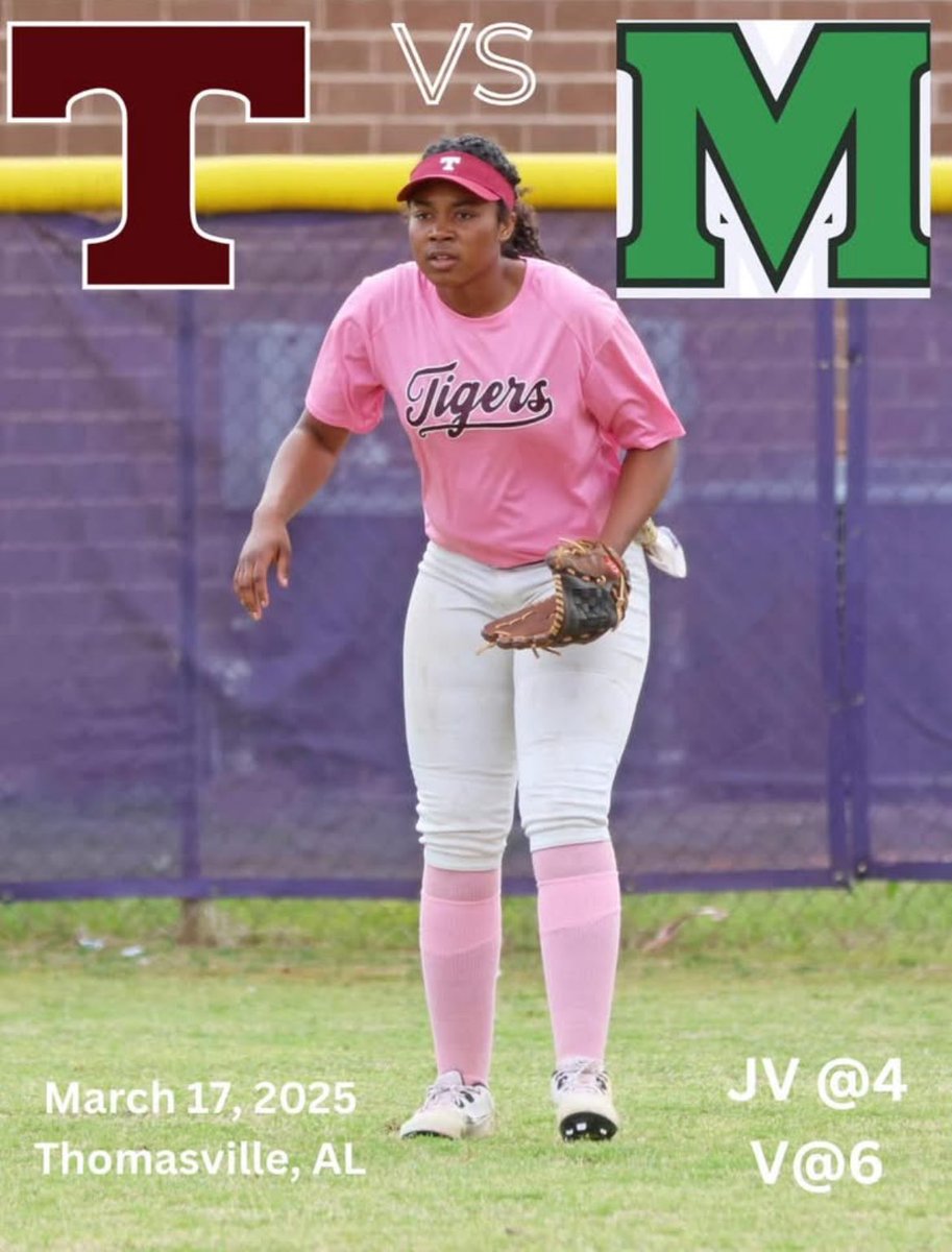 Tigers Softball Game Day!! Come out today for a JV/V split vs Millry at 4:00. Can’t make it? Tune in to WJDB 95.5 where Trey Rowell will have the call. GO TIGERS!! 🐅🥎🔥