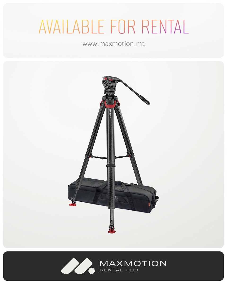 MaxMotionMT's tweet image. The Sachtler Flowtech 75 Carbon Fiber Tripod is an industry-leading support system designed for filmmakers who demand speed, stability, and precision.
🔗 Discover more at maxmotion.mt
#Sachtler #Flowtech
#MaxMotionRentalHub
#Malta