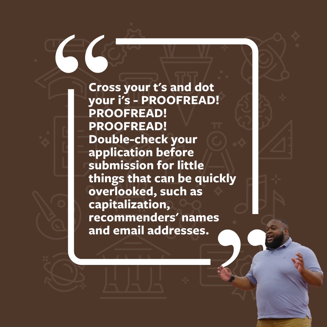browncsp (@brownu_csp) on Twitter photo Seth here with another tip as you complete your BCSP Class of 2029 application!
Don't forget: our application closes on Friday, March 28, 2025!
<a href="/PVDSchools/">Providence Public Schools</a>
#brownu #browncollegiatescholars #providence Seth here with another tip as you complete your BCSP Class of 2029 application!
Don't forget: our application closes on Friday, March 28, 2025!
<a href="/PVDSchools/">Providence Public Schools</a>
#brownu #browncollegiatescholars #providence