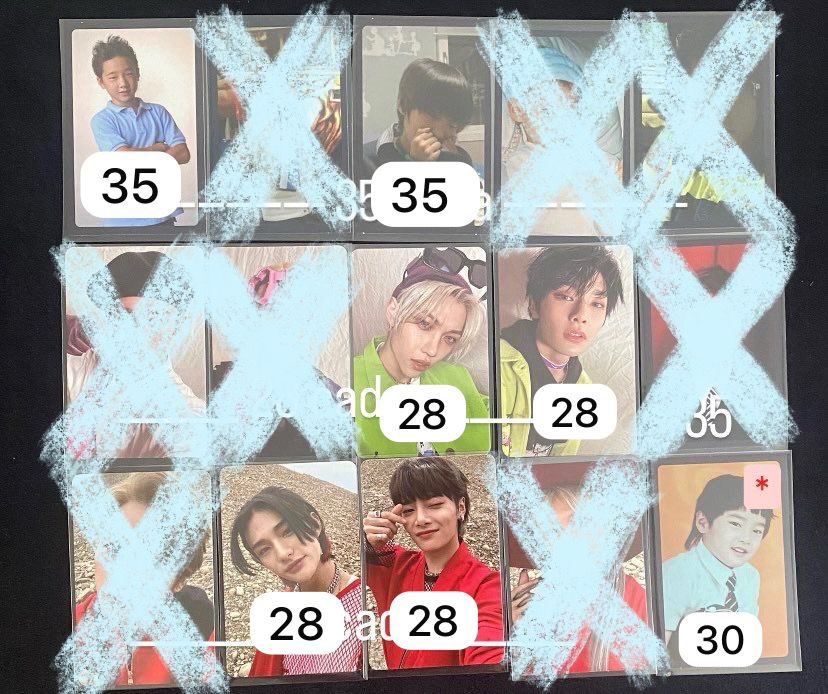 ⋅˚₊‧ ୨୧ ‧₊˚ ⋅ 
🛒CEG BIG SET SKZ ⭐️

• set NÃO GARANTIDO
• valores na imagem + freteS
• ⁠COM * TEM AVARIA
• tem que sair TUDO
• ⁠*🩷 SAI SOMENTE COM 🩵 OU COM 💛* 
• ⁠🩵 E 💛 SAI SOZINHO 
• pagamento IMEDIATO ao fechar
seller: <a href="/_yyyas/">yas | KARMA🥇 viu o skz!</a>