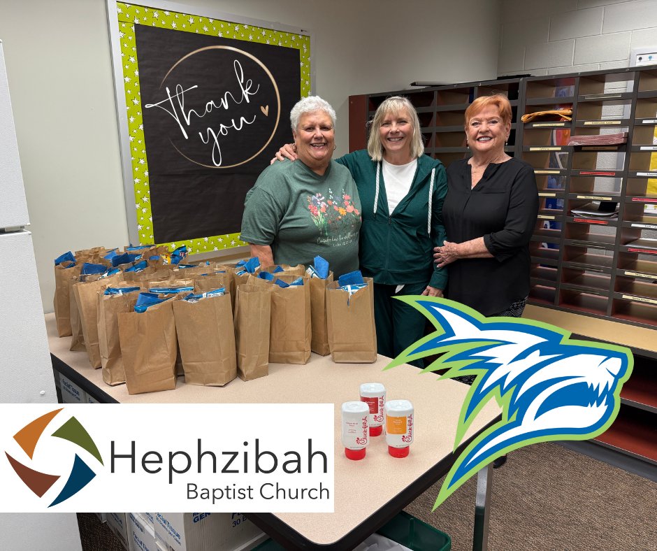 Last Friday Hephzibah Baptist Church of Wendell treated our staff to a Chick-fil-A lunch! We are so lucky to have such a loving group of people supporting our staff. Thank you!
