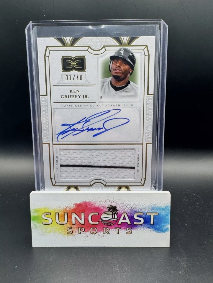 thelafleurboys's tweet image. 🔥 KEN GRIFFEY JR. AUTO RELIC /40! 

ebay.com/itm/3760603213…

SuncoastSports coming through with another🔥 hit!

#KenGriffeyJr #WhiteSox #ToppsDefinitive #AutoRelic #MLB #BaseballCards #SportsCards #HobbyLove