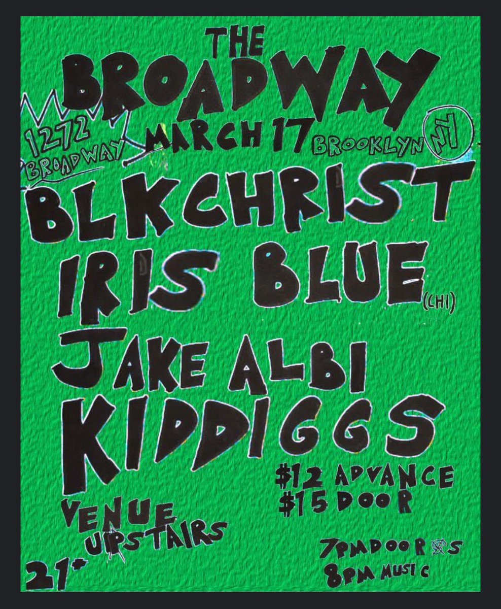 Tonight in Brooklyn! I play at 8:45pm