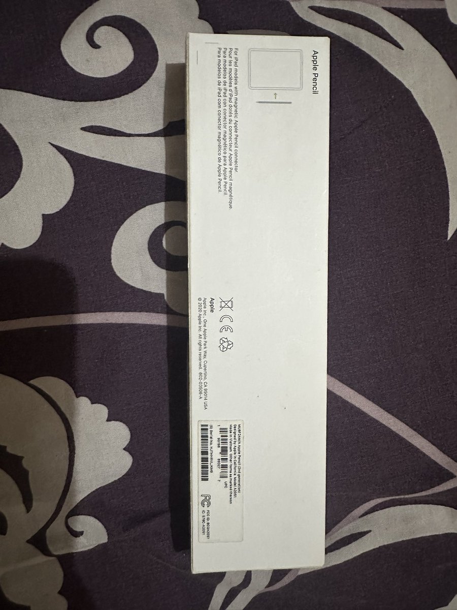 elharjogiyono's tweet image. WTS JUAL SECOND BEKAS
APPLE PENCIL Gen 2 
- Mulus 
- Jarang Terpakai
- Tidak ada kikis
Untuk Detail dan harga bisa DM
#jualmacbook #jualiphone 
#macbook