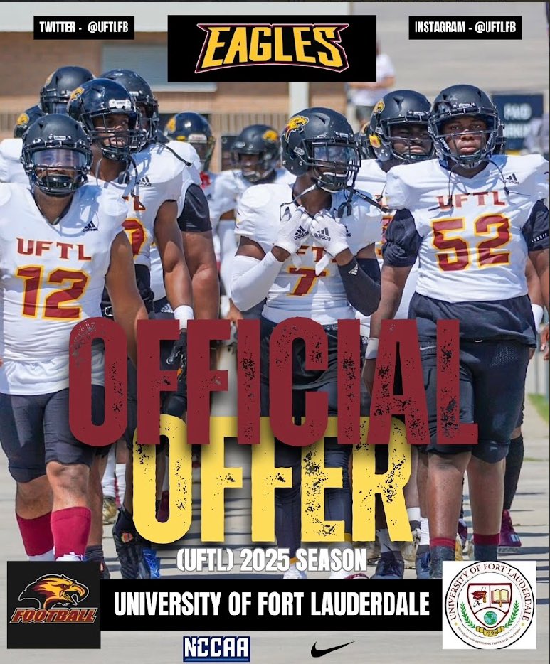 Blessed to receive another official offer from the University of Fort Lauderdale <a href="/iamLowLifeKj/">Kj Myers LowLi 1 🎈</a> <a href="/CoachPolimice/">Coach Polimice “ Coach P”</a> <a href="/Coach_Benson9/">Mykel Benson</a>