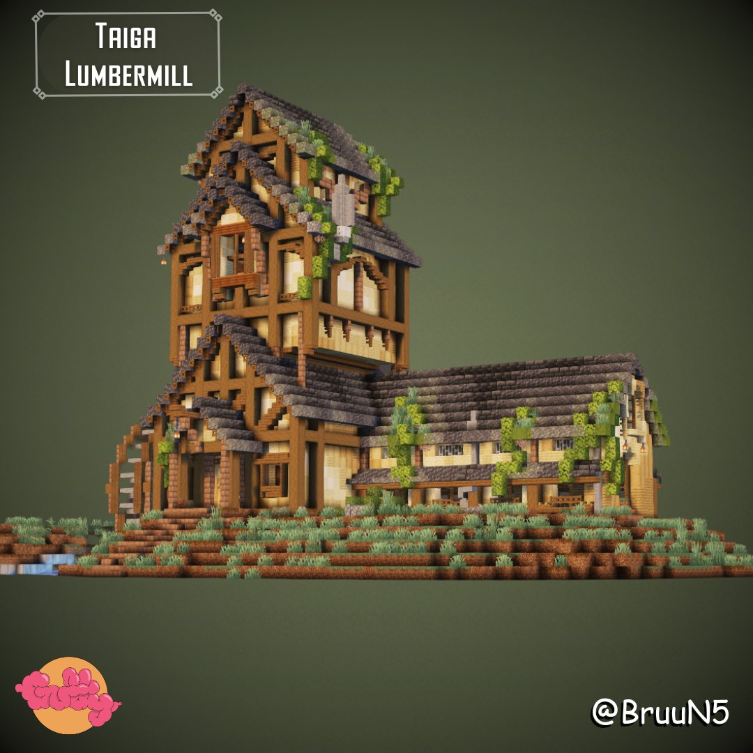Taiga Lumbermill Collab with <a href="/Gutty_Live/">Gutty</a> 🌲🔥
--------------
Like ❤️
Comment 💬
Share 📨

---------------
#Minecraftbuilds #Minecraft建築 #Minecraft #minecraftart